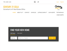 Tablet Screenshot of century21celli.com